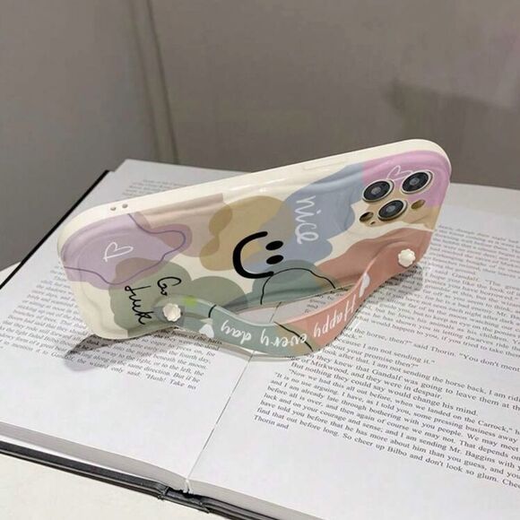 Pastel Happy Day Phone Case for iPhone 16 - Picture 3 of 7